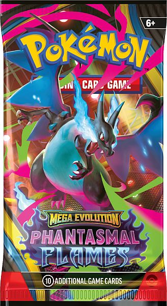Pokemon Mega Evolution: Phantasmal Flames Booster Pakke