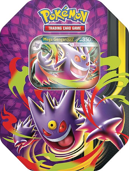 Pokemon Mega Gengar Ex Tin 2026 Mega Moonlit Tin