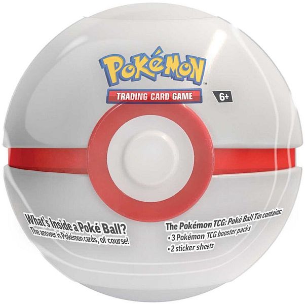 Pokemon Premier Ball Tin  2025    Boosters   Stickers