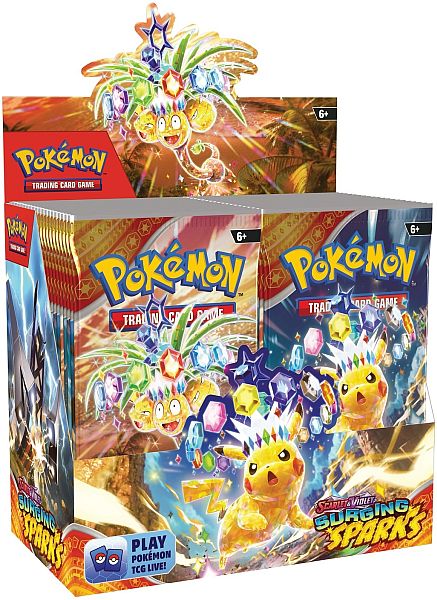 Pokemon Scarlet   Violet: Surging Sparks Booster Box