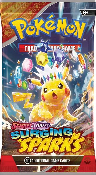 Pokemon Scarlet   Violet: Surging Sparks Booster Pakke