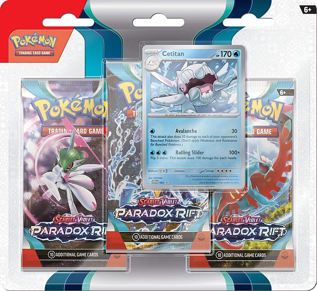 Pokemon Sv04 Paradox Rift  -pack Blister: Cetitan