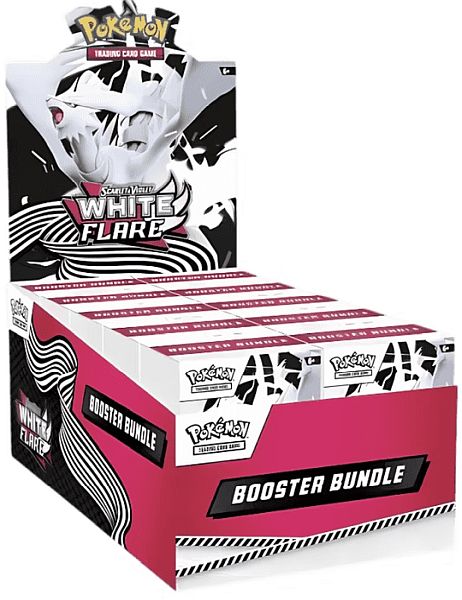 Pokemon Sv10   White Flare Booster Bundle Display