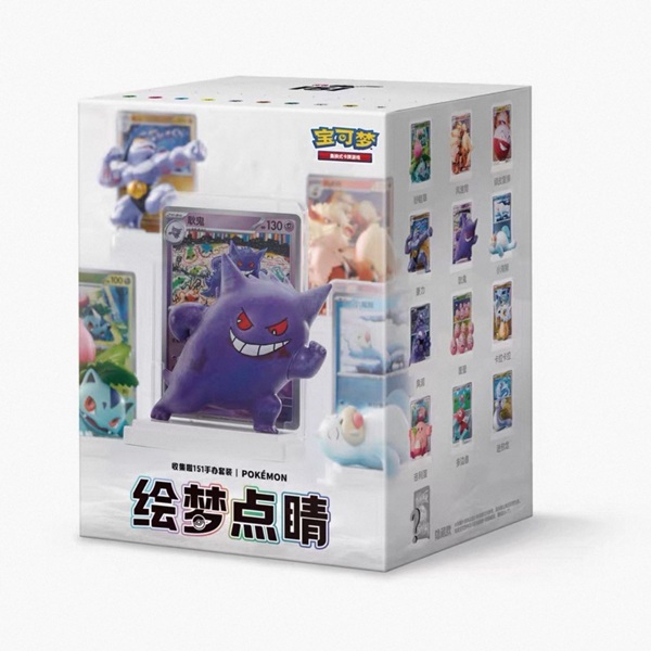 Pokemon Sword   Shield 151c: Collect 151 Dream Painting Figure Set  Kinesisk Chinese  Blind Box
