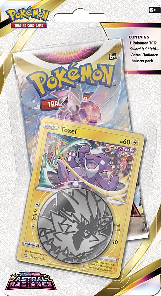Pokemon Swsh Astral Radiance Checklane Blister: Toxel