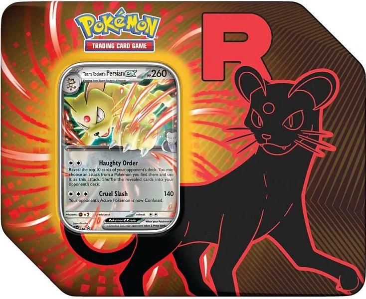 Pokemon Team Rocket   Persian Ex Tin  Usa Version