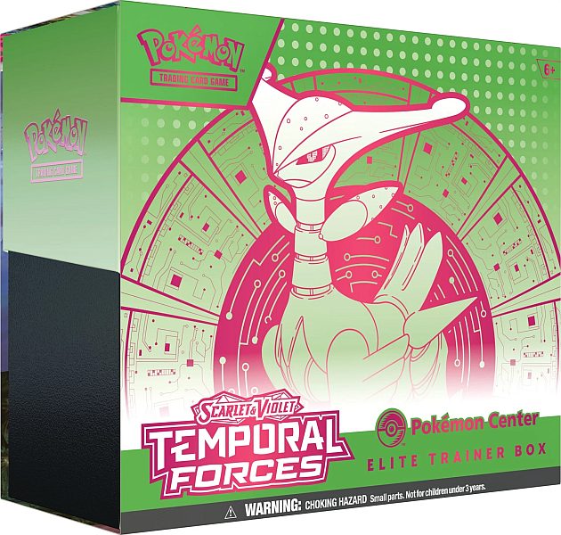 Pokemon Temporal Forces Pokemon Center Elite Trainer Box: Iron Leaves