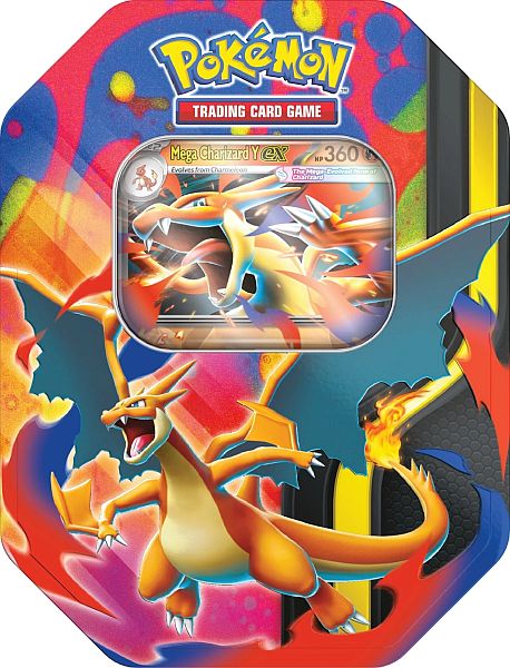 Pokemon Tin Kasse 2026: Mega Charizard   Ex Tin