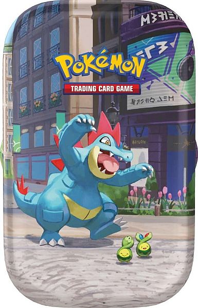 Pokemon Tin Kasse 2026 Summer Lumiose City Mini Tin: Feraligatr Boosters Klisterm 195 166 Rker