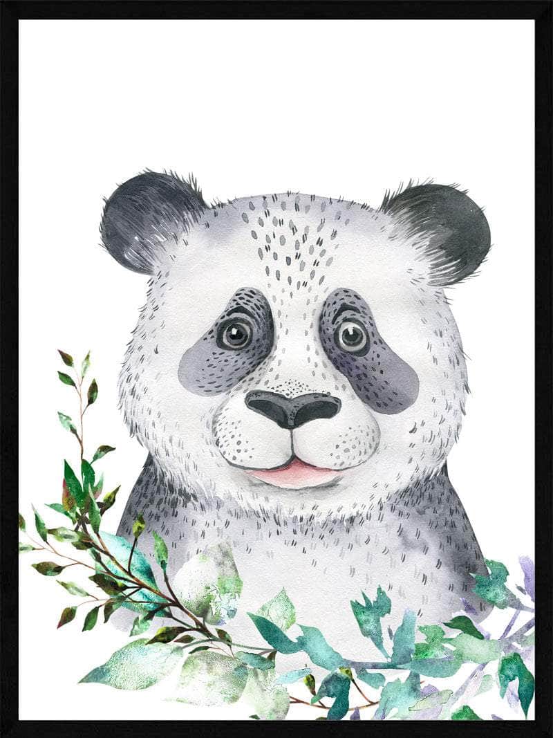 Portræt Af En Panda Børneplakat