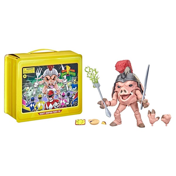 Power Rangers Pudgy Pig   Special Edition   Mighty Morphin Lightning Collection Action Figure 15 Cm