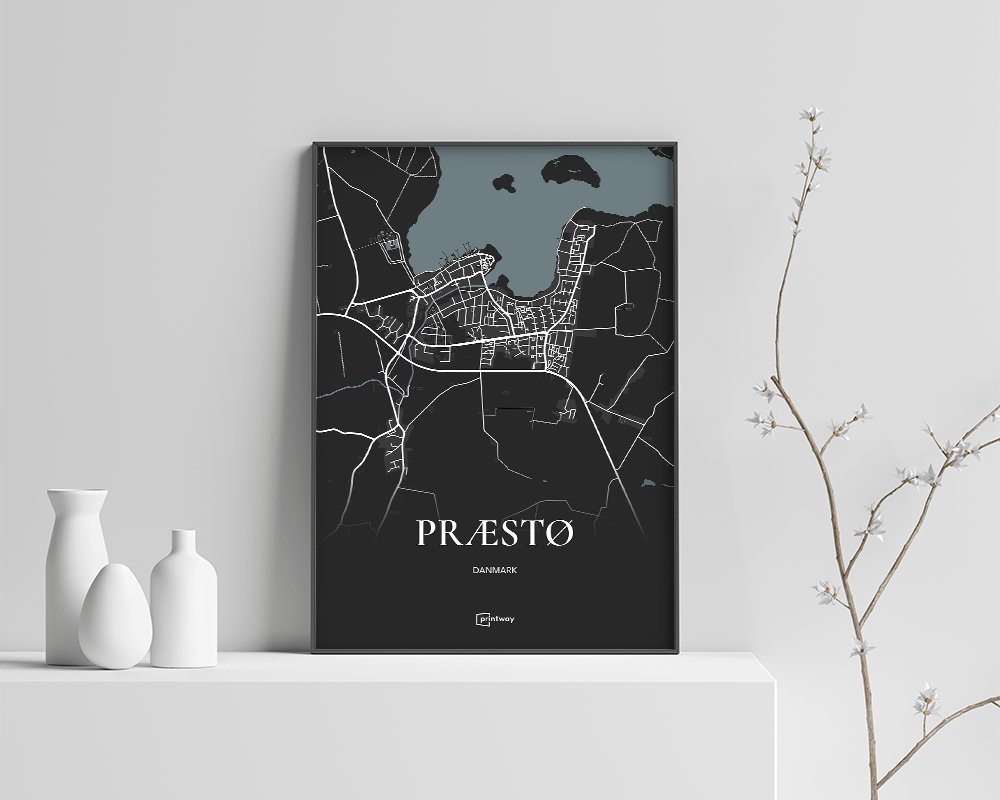 Præstø Plakaten Sort