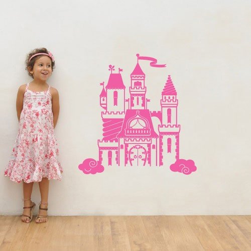 Prinsesse Slot Wallsticker
