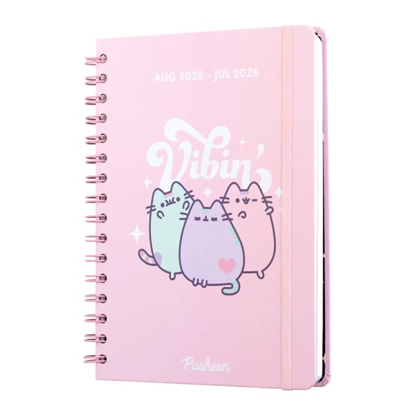 Pusheen A5 Academic Diary Week To View 2025 2026