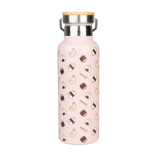 Pusheen Sushi Roll Metal Bottle 500ml