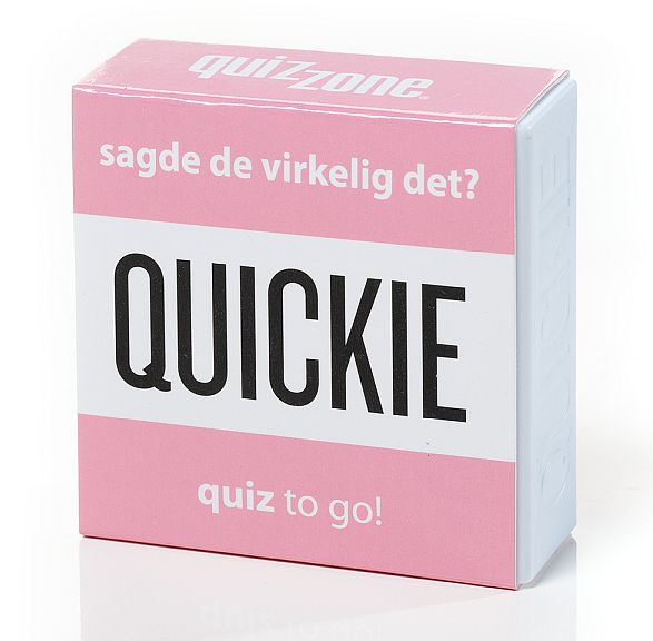 Quizzone: Quickie Sagde De Virkelig Det  Card Game