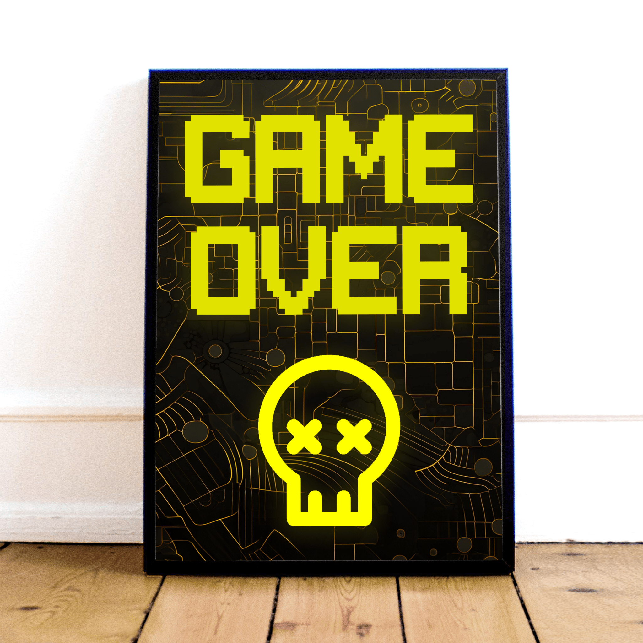 Quot Game Over Quot  Plakat Geekd Dk
