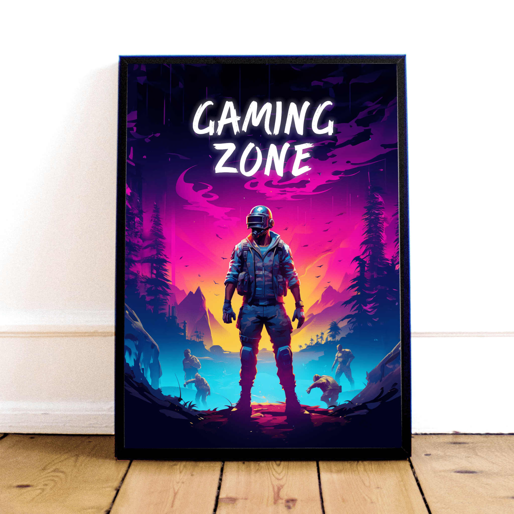 Quot Gaming Zone Quot  Plakat Geekd Dk