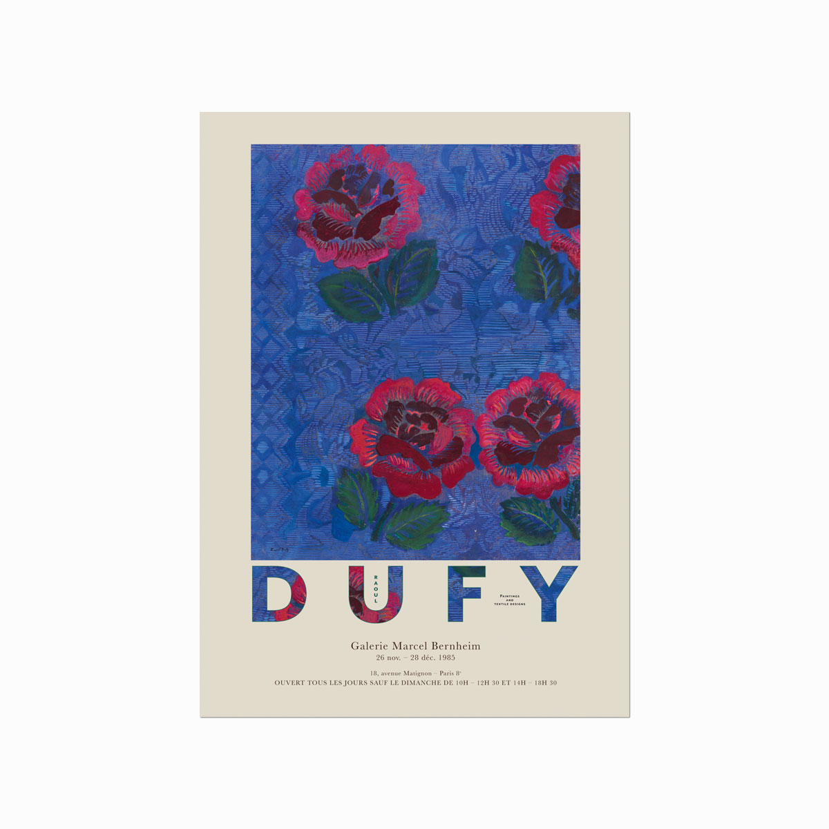 Raoul Dufy  Roses Et éléphants