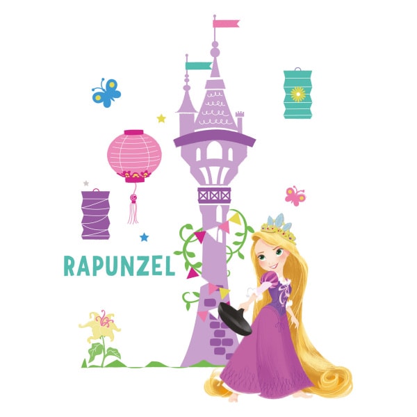 Rapunzel Wallsticker 50x70cm