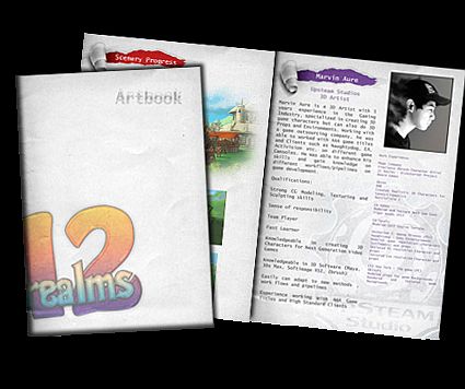 12 Realms: Art Book  Crazy Tilbud