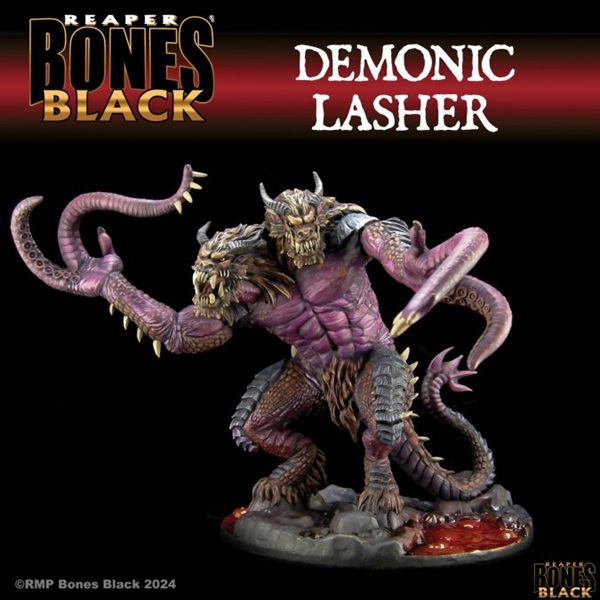 Reaper Bones Black: Demonic Lasher Plastic Miniature Deluxe Boxed Set