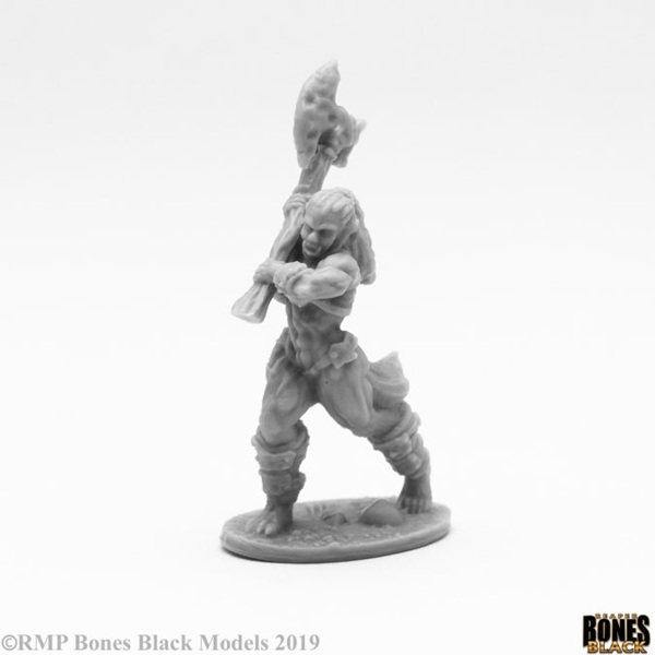 Reaper Bones Black: Jade Fire Champion Plastic Miniature