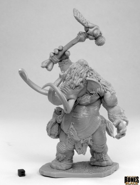 Reaper Bones Black: Mumlak The Mighty Plastic Miniature Deluxe Boxed Set