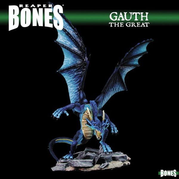 Reaper Bones Classic: Gauth  Dragon Plastic Miniature Deluxe Boxed Set