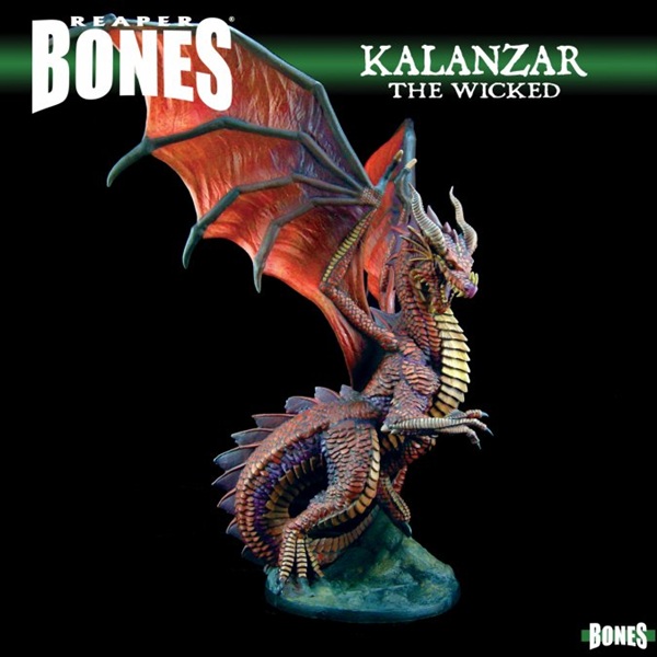 Reaper Bones Classic: Kalanzar The Wicked Plastic Miniature Deluxe Boxed Set