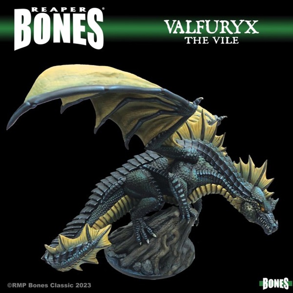 Reaper Bones Classic: Valfuryx The Vile Plastic Miniature Deluxe Boxed Set