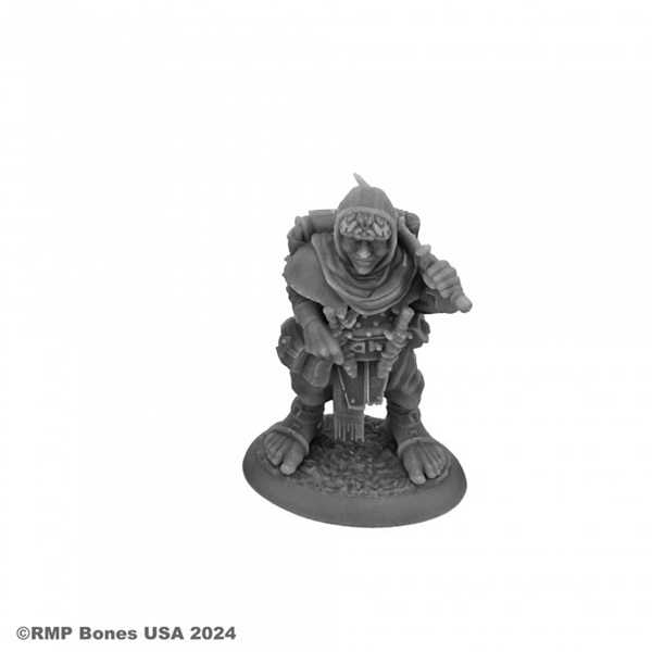 Reaper Bones Usa Dungeon Dwellers: Dodger Barncock Halfling Rogue Plastic Miniature