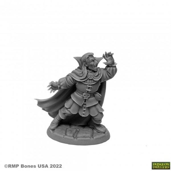 Reaper Bones Usa Dungeon Dwellers: Kaspar Von Mondstein  Vampire Plastic Miniature