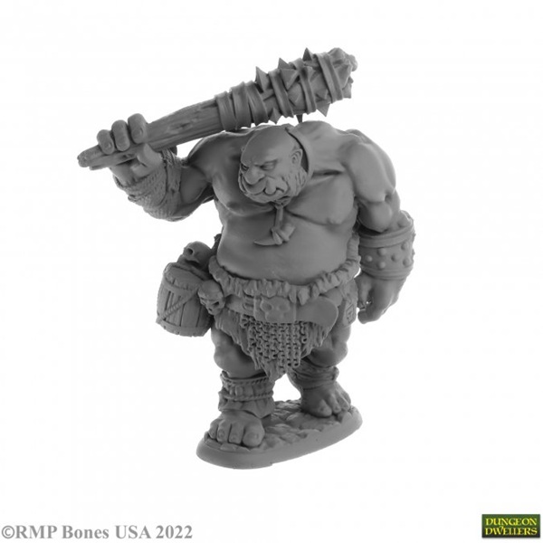 Reaper Bones Usa Dungeon Dwellers: Ogre Guard Plastic Miniature
