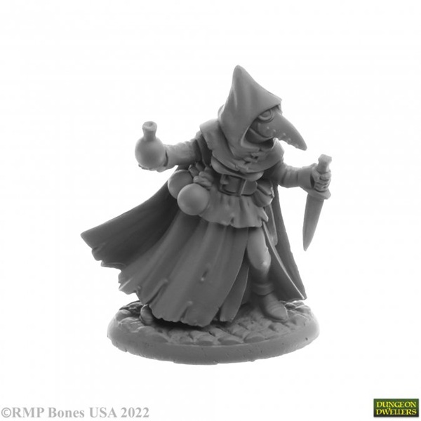 Reaper Bones Usa Dungeon Dwellers: Sister Hazel  Plague Doctor Plastic Miniature