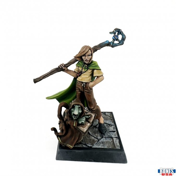 Reaper Bones Usa Reaper Legends: Hans Young Wizard Plastic Miniature