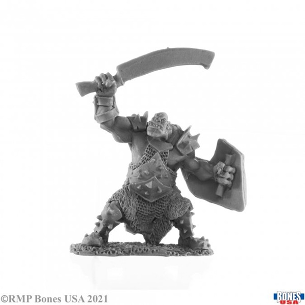 Reaper Bones Usa Reaper Legends: Orc Marauder Plastic Miniature