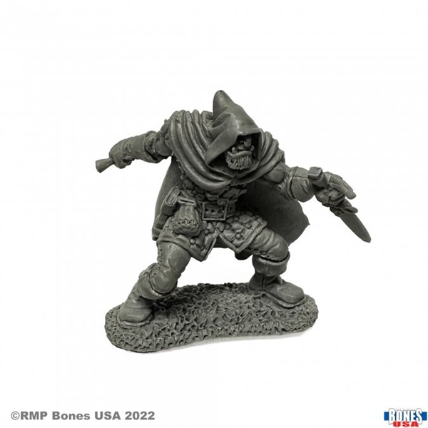 Reaper Bones Usa Reaper Legends: Rogan  Half-orc Thief Plastic Miniature
