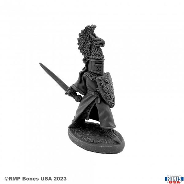 Reaper Bones Usa Reaper Legends: Sir Michael The Gold Plastic Miniature