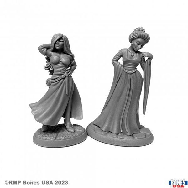 Reaper Bones Usa Reaper Legends: Townsfolk: Courtesans Plastic Miniatures