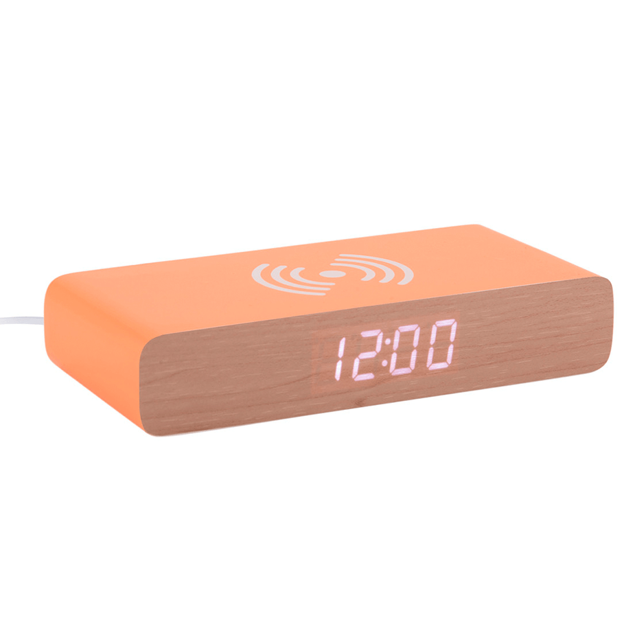 Retro Led Vækkeur  Orange