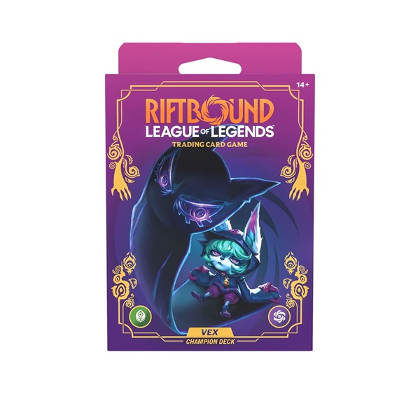 Riftbound: League Of Legends Tcg: Set 03: Unleashed Champion Deck: Vex