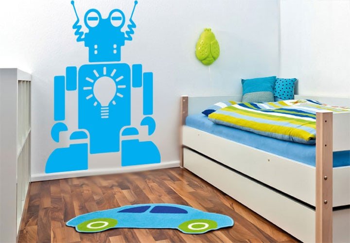 Robotten Keld Wallsticker
