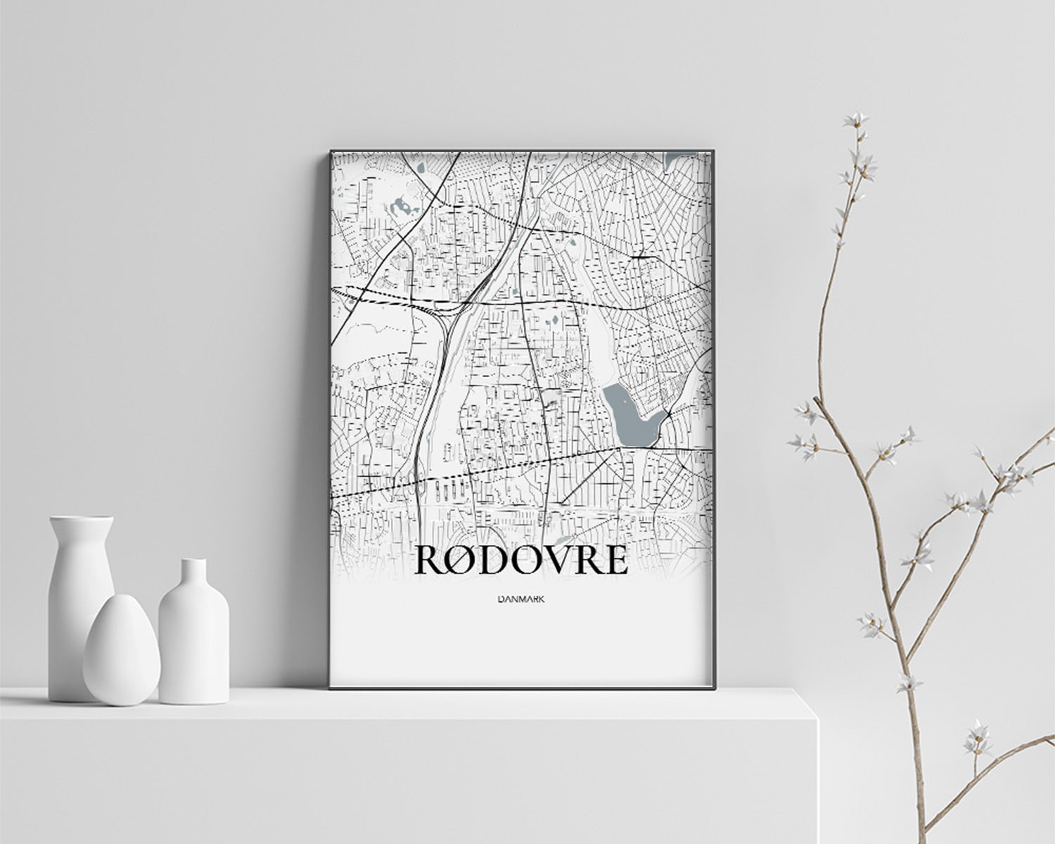 Rødovre Plakaten Hvid
