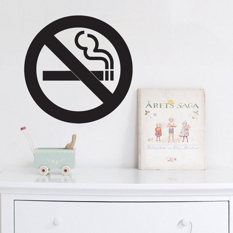 Rygning Forbudt Skilt Wallsticker