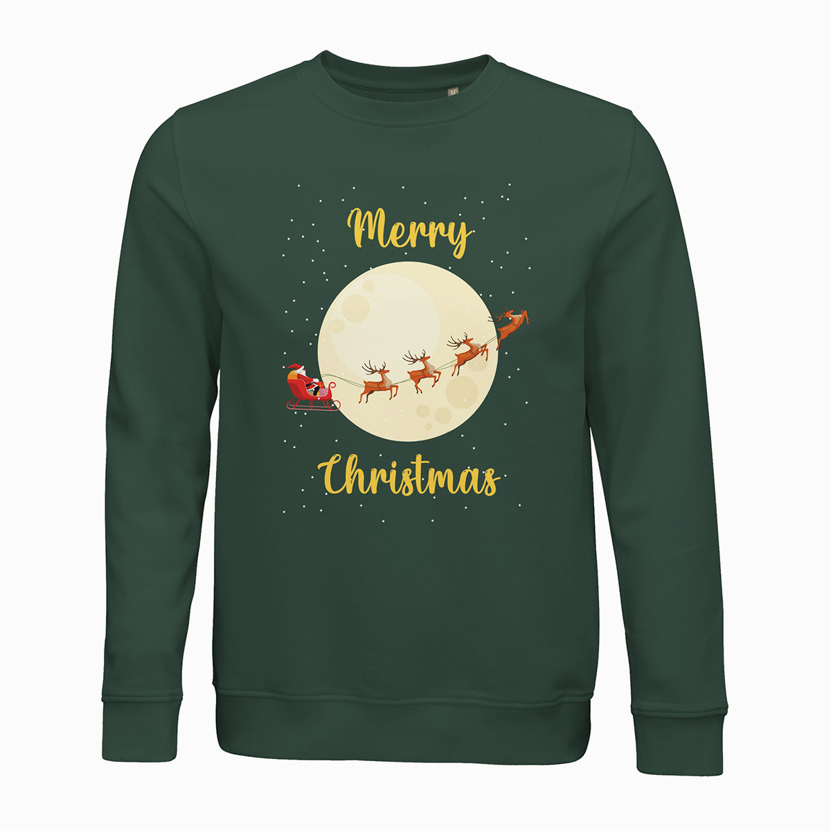 Santas Sleigh Ride  Jule Sweatshirt  Unisex