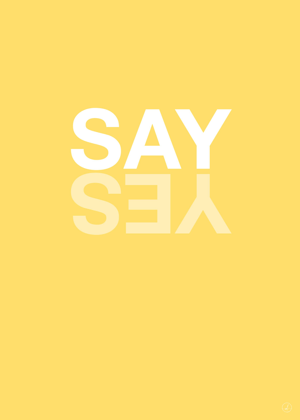 Say Yes Yellow Af Rikke Axelsen