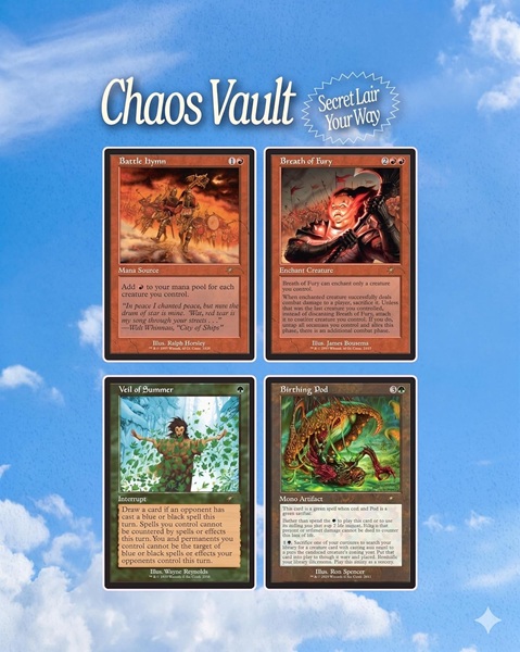 Secret Lair Drop Series 2026 : Chaos Vault Superdrop: Back In My Day Regular