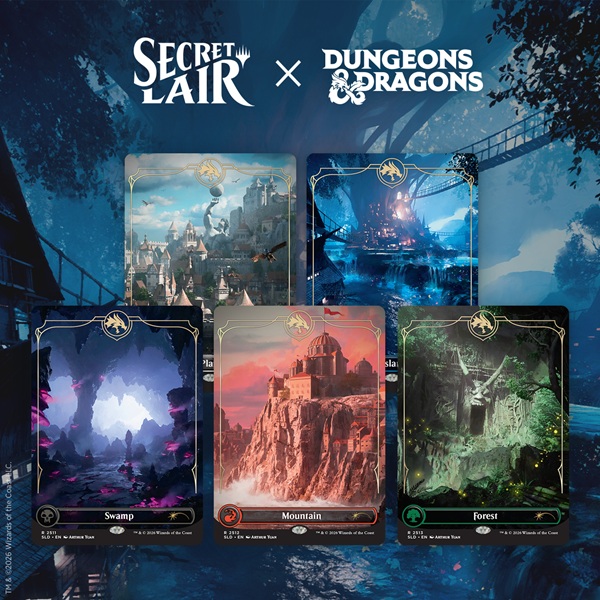 Secret Lair Drop Series 2026 : Roll For Initiative Superdrop: Secret Lair Dungeons Dragons: Lands Of The Forgotten Realms Regular