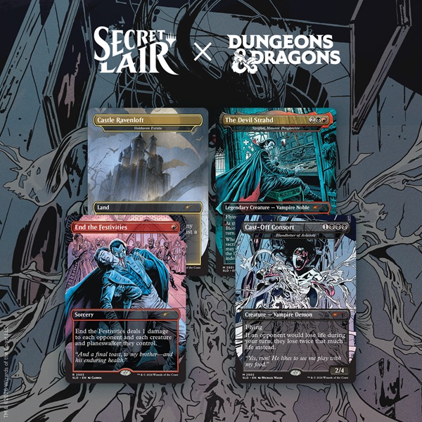 Secret Lair Drop Series 2026 : Roll For Initiative Superdrop: Secret Lair Dungeons Dragons: Strahd Descent Regular